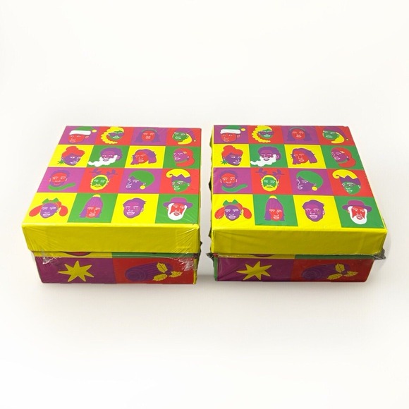 Aurelia Durand Wondershop Christmas Ornament Storage Box Multicolor 6"x6"x3.25" - Picture 4 of 12